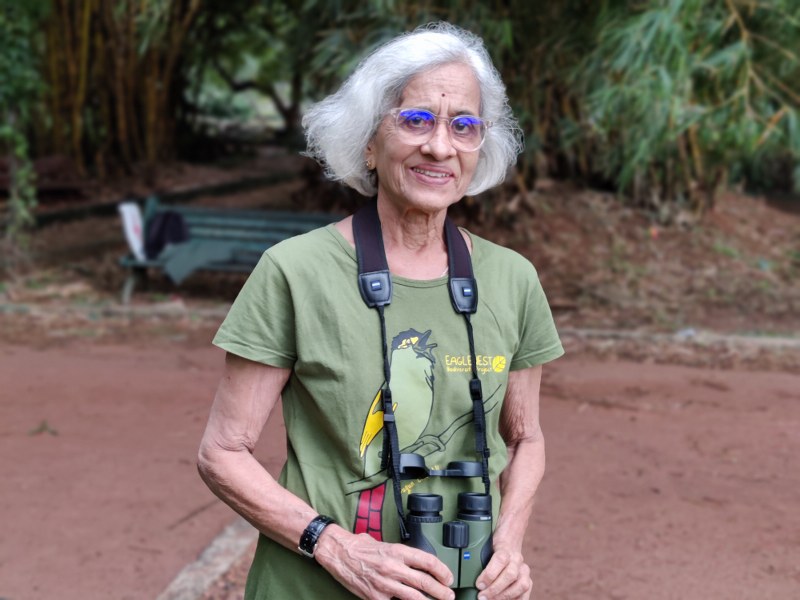 Profile photo of Ms. Usha Ramaiah- a birder and trekker based in Bangalore