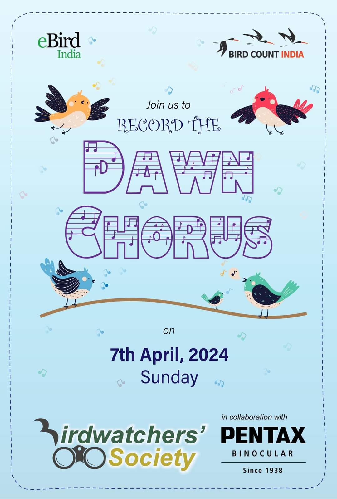 Dawn Chorus Day April 2024 Poster