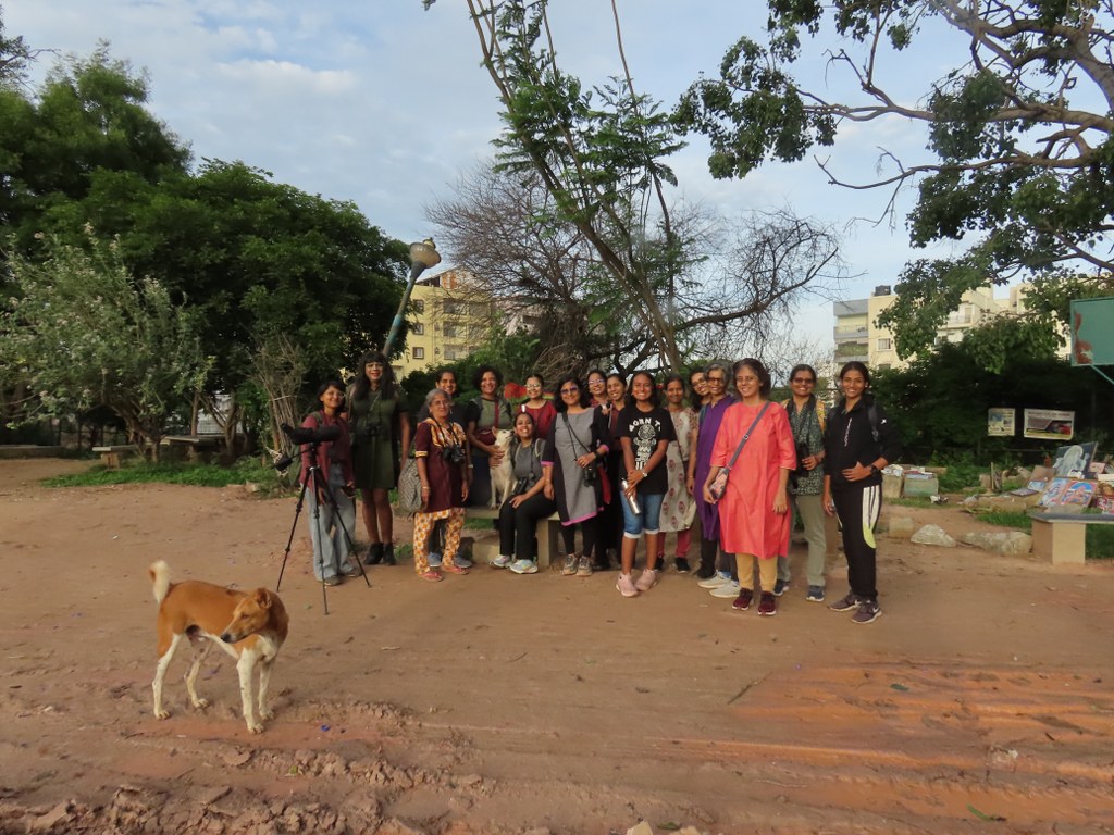 All Women Nature Walk at Doddanekundi Lake, Bengaluru. Group Photo taken by Mittal Gala