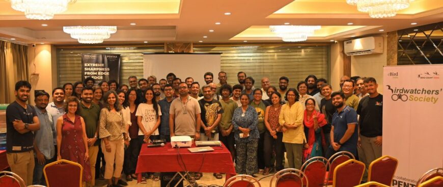 Group Photo taken during the National Conference on Collaborative Bird Monitoring in Kolkata in July 2024