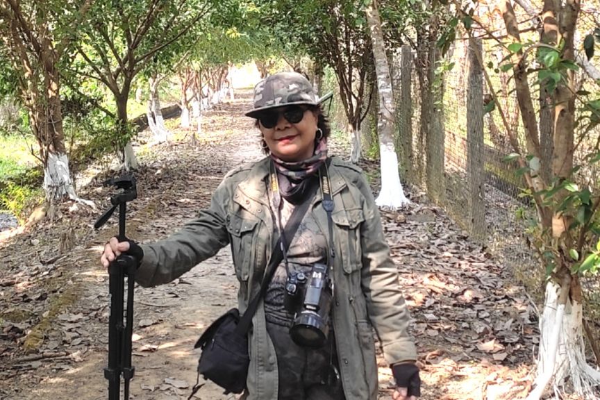 Profile photograph of a woman birder from Mizoram– Thangtei Zadeng